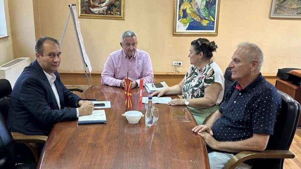 Средба со претседател на Здружение на приватни лекари на РСМ и претставник од Здружението Мевљудин Куч