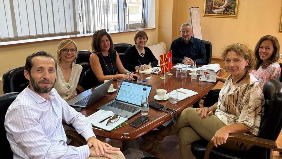 Состанок на генералниот директор на ФЗО Сашо Клековски со претставници на USAID North Macedonia