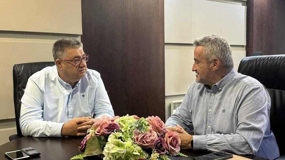 Oдржан работен состанок на генералниот директор Сашо Клековски со Горан Минчев, Министер за јавна администрација