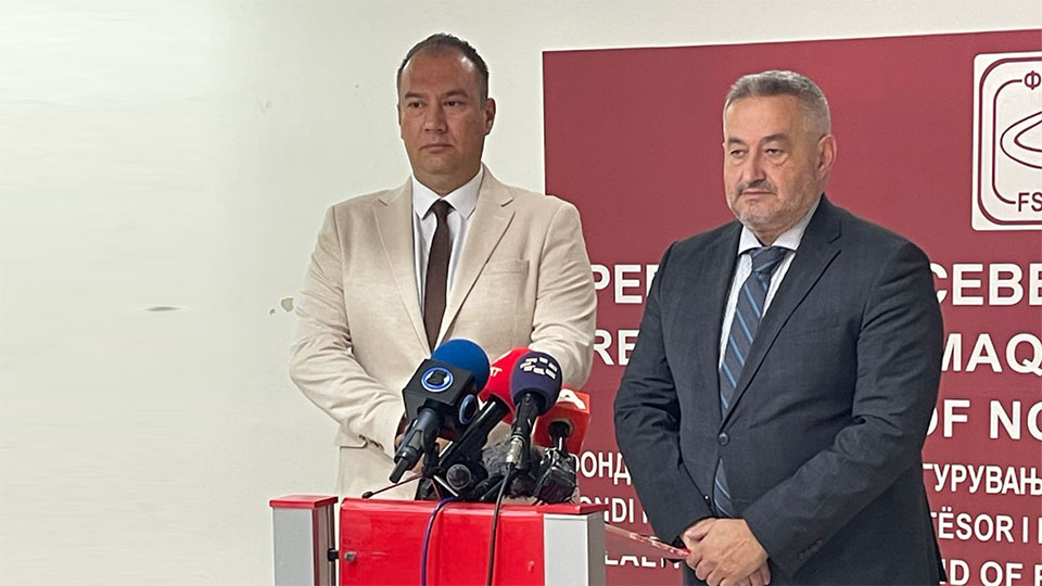 Обраќање на директорите Сашо Клековски и Бранко Аџигогов